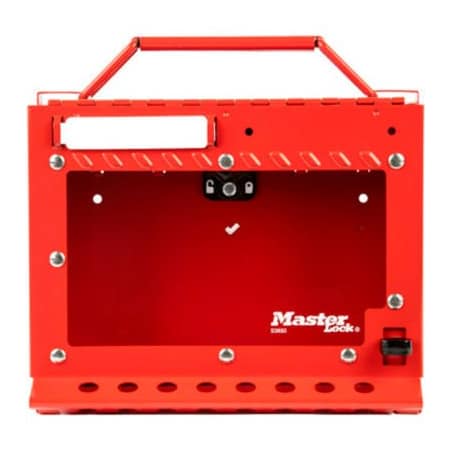 Master Lock Master Lock Group Lock Box, Wall Mounted, Red S3650